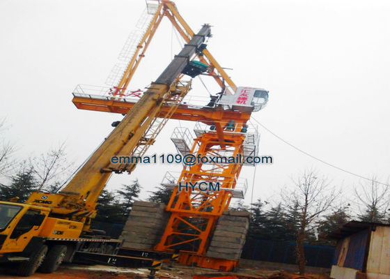 18トンのルフィングタワークレーンD5520 55m 作業ジブ電源線